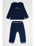 United Colors of Benetton Set de bluza din bumbac si pantaloni sport - Pled.ro