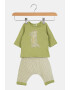 United Colors of Benetton Set de bluza si pantaloni din bumbac - Pled.ro