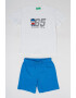 United Colors of Benetton Set de tricou si pantaloni scurti - 2 piese - Pled.ro