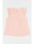 United Colors of Benetton Top de bumbac organic cu volane - Pled.ro