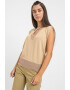 United Colors of Benetton Top uni cu decolteu in V - Pled.ro