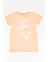 United Colors of Benetton Tricou cu imprimeu text - Pled.ro