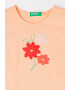 United Colors of Benetton Tricou cu maneci butterfly - Pled.ro