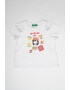 United Colors of Benetton Tricou de bumbac cu imprimeu grafic - Pled.ro