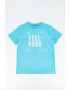 United Colors of Benetton Tricou din bumbac cu imprimeu text - Pled.ro