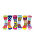 United OddSocks Set de sosete cu imprimeu personalizat - 6 piese - Pled.ro