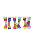 United OddSocks Set de sosete cu imprimeu personalizat - 6 piese - Pled.ro