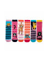 United OddSocks Set de sosete cu imprimeu personalizat - 6 piese - Pled.ro