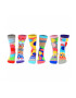 United OddSocks Set de sosete cu imprimeu personalizat - 6 piese - Pled.ro