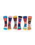 United OddSocks Set de sosete cu imprimeu personalizat - 6 piese - Pled.ro