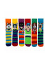 United OddSocks Set de sosete lungi cu imprimeu - 6 piese - Pled.ro