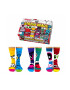 United OddSocks Set de sosete lungi cu imprimeu - 6 piese - Pled.ro