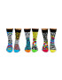 United OddSocks Set de sosete lungi cu imprimeu - 6 piese - Pled.ro