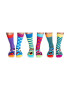 United OddSocks Set de sosete lungi cu imprimeu - 6 piese - Pled.ro