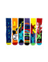 United OddSocks Set de sosete lungi cu imprimeu - 6 piese - Pled.ro