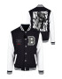 Urban Classics Jacheta varsity cu capse - Pled.ro