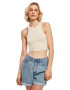 Urban Classics Top crop racerback cu aspect striat - Pled.ro