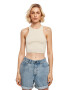 Urban Classics Top crop racerback cu aspect striat - Pled.ro