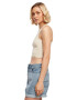 Urban Classics Top crop racerback cu aspect striat - Pled.ro