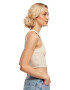 Urban Classics Top crop racerback cu aspect striat - Pled.ro