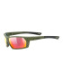 Uvex Ochelari sportstyle225 olive gre.m./mir red - Pled.ro