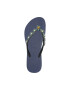 UZURII Papuci flip-flop cu strasuri Dolce Turquoise - Pled.ro