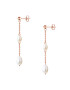 Valero Pearls Cercei drop placati cu aur de 14K - Pled.ro