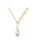 Valero Pearls Colier ajustabil placat cu aur de 18K - Pled.ro