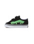 Vans Pantofi sport de piele intoarsa cu velcro Old Skool V Glow - Pled.ro