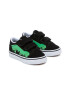 Vans Pantofi sport de piele intoarsa cu velcro Old Skool V Glow - Pled.ro