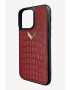 VELANTE OFFICIALE Carcasa iPhone 14 Pro Max din piele cu model piele de crocodil - Pled.ro