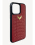 VELANTE OFFICIALE Carcasa iPhone 14 Pro Max din piele cu model piele de crocodil - Pled.ro