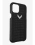 VELANTE OFFICIALE Carcasa pentru iPhone 14 Pro din piele cu logo metalic - Pled.ro