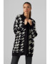 Vero Moda Cardigan cu nasturi si model houndstooth - Pled.ro