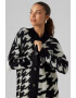 Vero Moda Cardigan cu nasturi si model houndstooth - Pled.ro