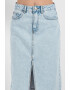 Vero Moda Fusta de denim cu slit frontal - Pled.ro