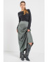 Vero Moda Fusta maxi cu aspect de satin si croiala pe bie - Pled.ro