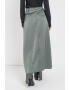 Vero Moda Fusta maxi cu aspect de satin si croiala pe bie - Pled.ro