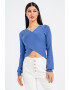 Vero Moda Pulover crop cu croiala petrecuta Willow - Pled.ro