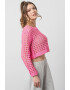 Vero Moda Pulover crop cu perforatii Ibiza - Pled.ro