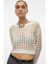 Vero Moda Pulover crop cu perforatii Ibiza - Pled.ro