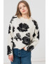 Vero Moda Pulover cu maneci cazute si imprimeu floral Flora - Pled.ro