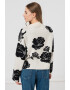 Vero Moda Pulover cu maneci cazute si imprimeu floral Flora - Pled.ro