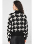 Vero Moda Pulover cu maneci lungi si model houndstooth - Pled.ro