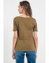 Vero Moda Tricou de bumbac organic cu decolteu in V Ranva - Pled.ro