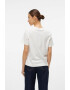 Vero Moda Tricou din bumbac organic cu detaliu text pe piept Mati - Pled.ro