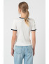 Vero Moda Tricou striat cu imprimeu Julie - Pled.ro