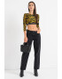 Versace Jeans Couture Bluza crop cu model - Pled.ro