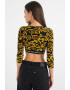 Versace Jeans Couture Bluza crop cu model - Pled.ro