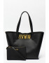 Versace Jeans Couture Geanta shopper din piele sintetica saffiano cu logo metalic - Pled.ro